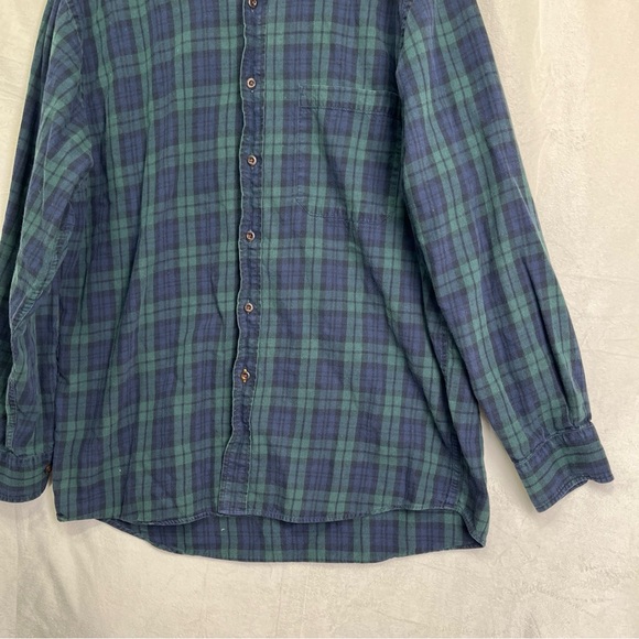 Pendleton Shirt Mens L Plaid Flannel Merino Wool Pima Cotton Canterbury Cloth - Picture 3 of 16